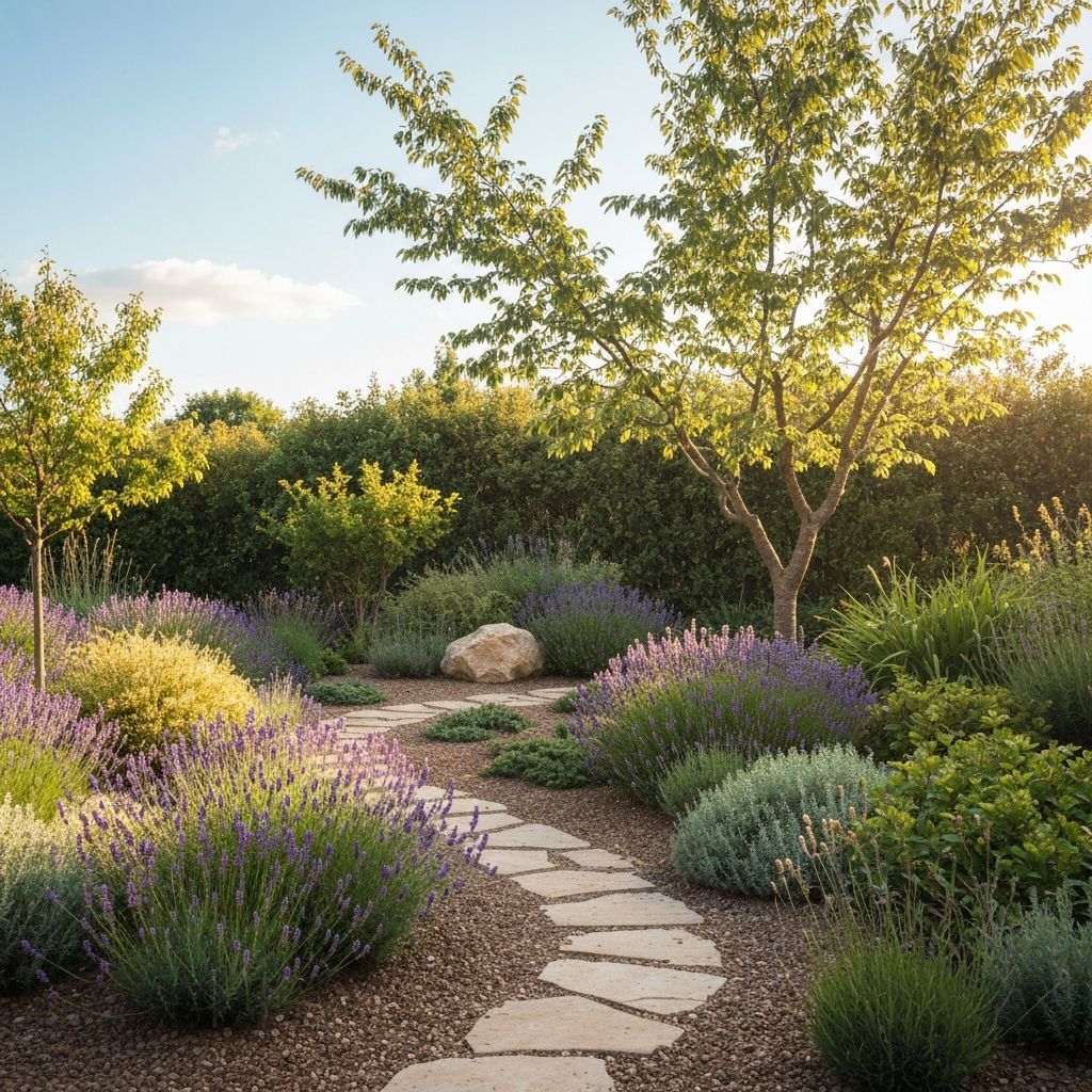 Peaceful garden and nature setting